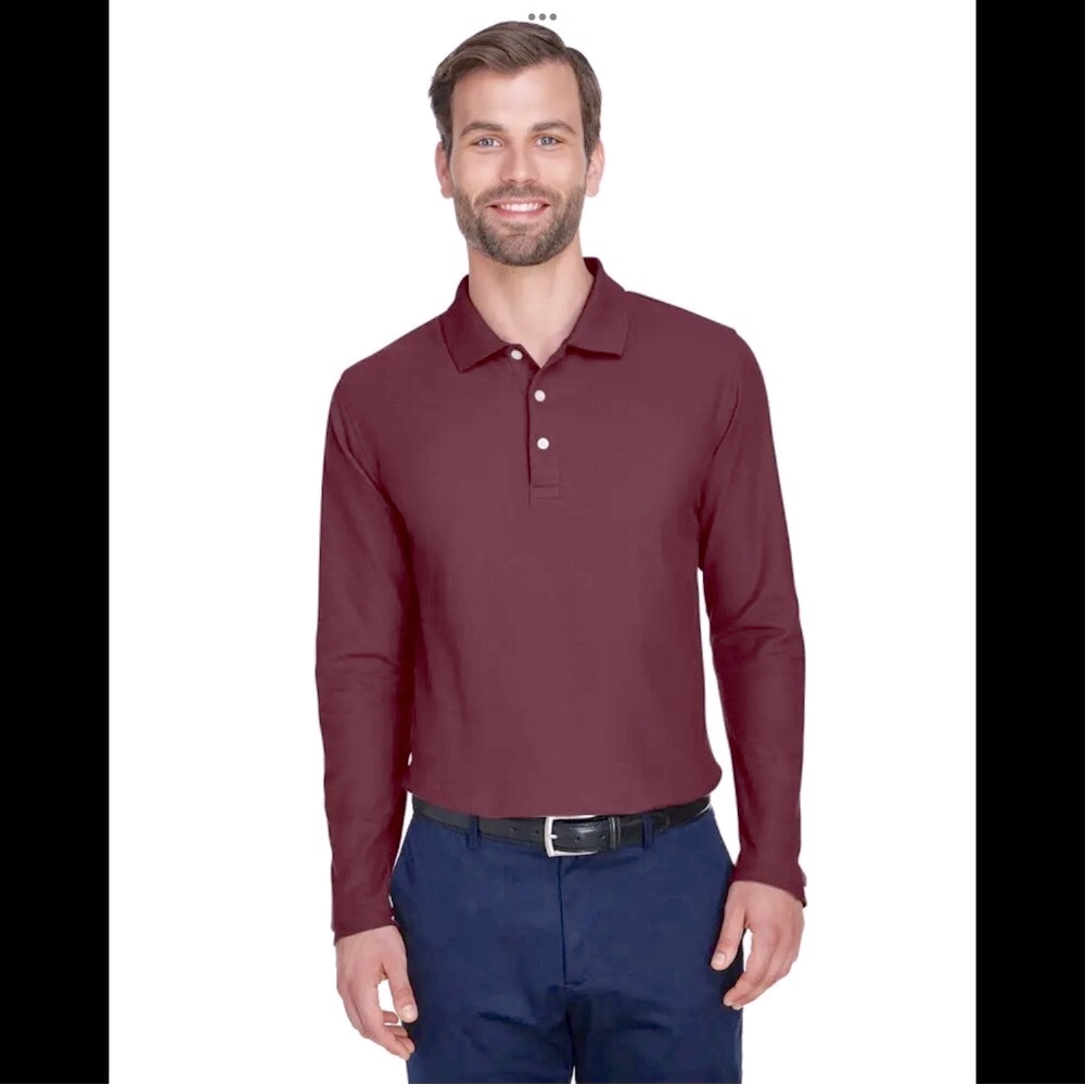 Performance Long-Sleeve Polo